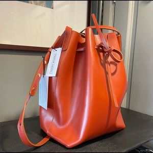 Mansur Gavriel NWT leather bucket bag with wallet